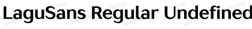 LaguSans Regular Undefined字体转换